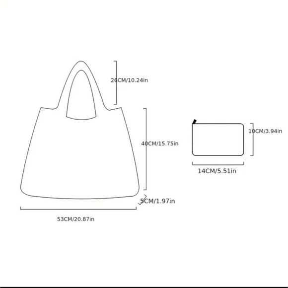 Honey Bee foldable collapsible shopping bag tote - Picture 2 of 2